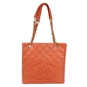 Chanel Pink Calfskin Petite Shopping Tote PST Tote Handbag 141236